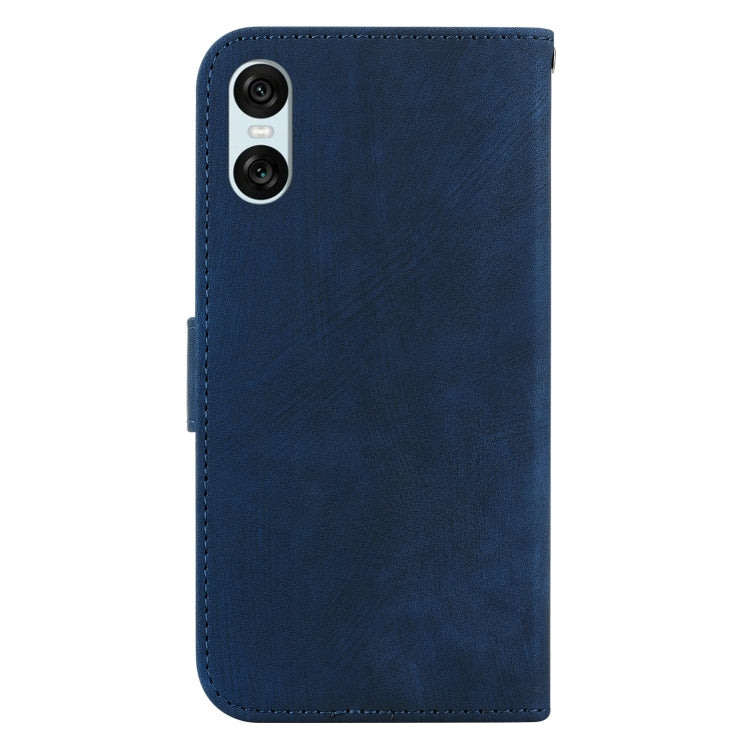 For Sony Xperia 10 VI Little Tiger Embossed Leather Phone Case