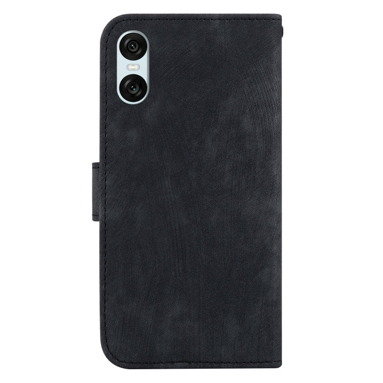 For Sony Xperia 10 VI Little Tiger Embossed Leather Phone Case