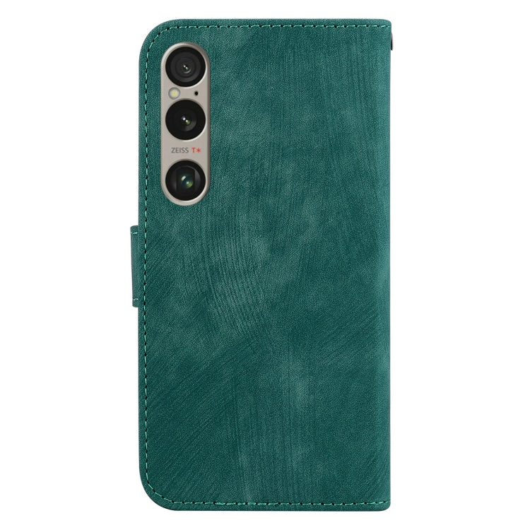 For Sony Xperia 1 VI Little Tiger Embossed Leather Phone Case
