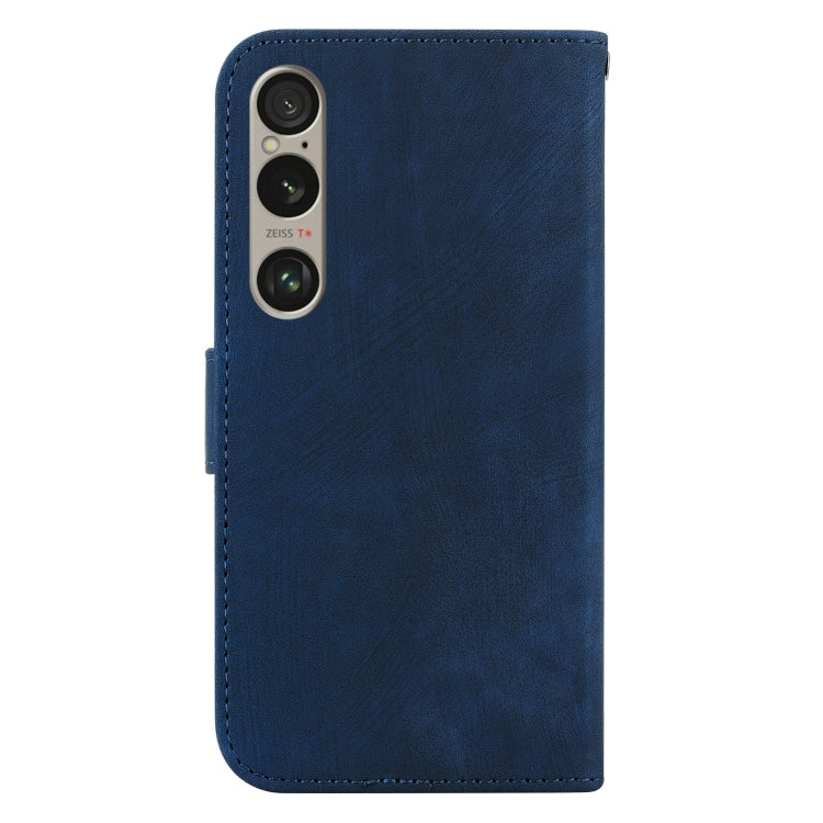 For Sony Xperia 1 VI Little Tiger Embossed Leather Phone Case