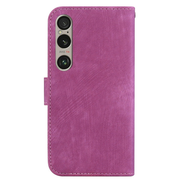 For Sony Xperia 1 VI Little Tiger Embossed Leather Phone Case