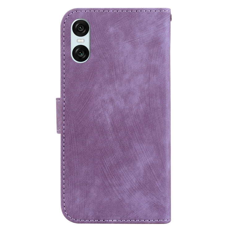 For Sony Xperia 5 VI Little Tiger Embossed Leather Phone Case