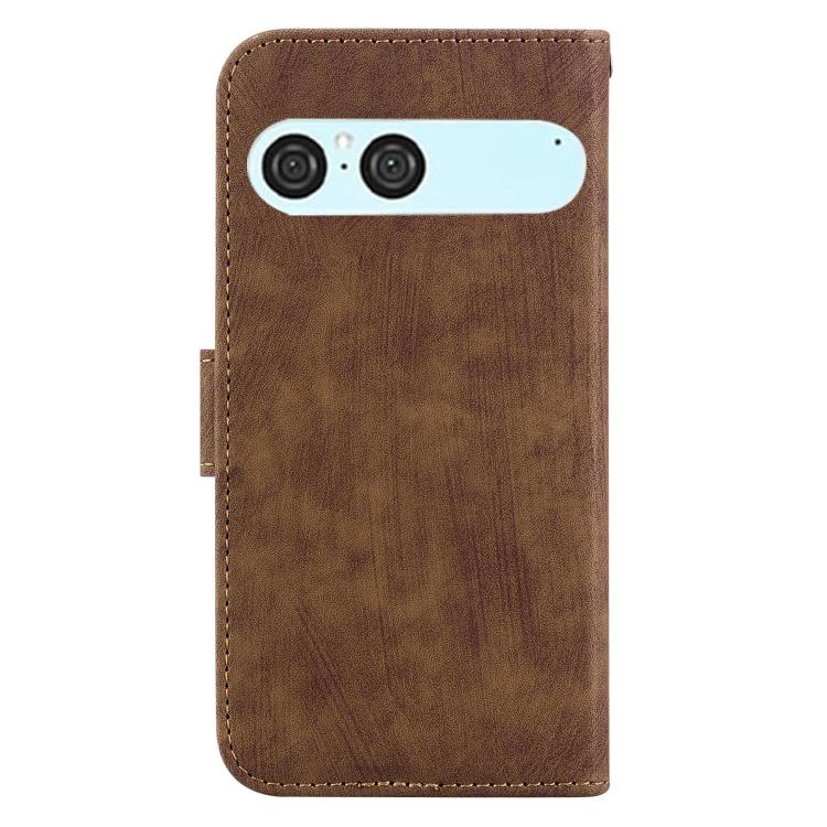 For Sony Xperia 10 VII Little Tiger Embossed Leather Phone Case