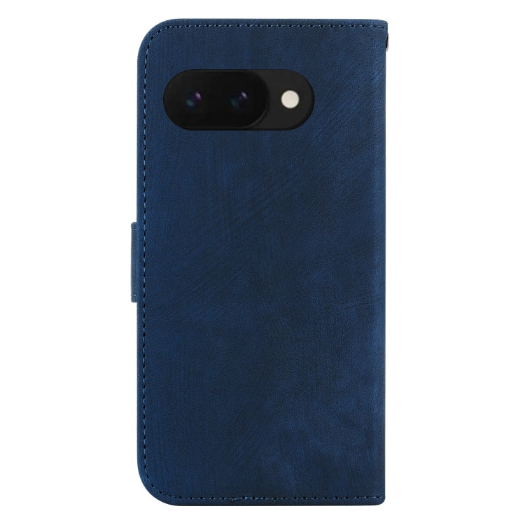 For Google Pixel 9a Little Tiger Embossed Leather Phone Case