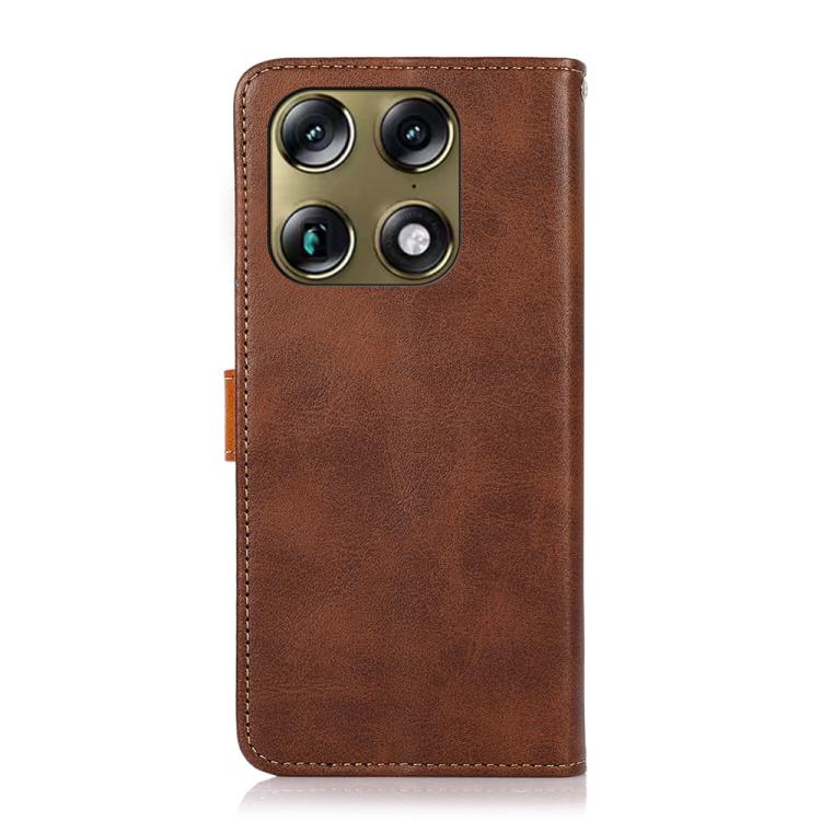 For Motorola X70 Air Pro / Signature KHAZNEH Dual-color Cowhide Texture Flip Leather Phone Case