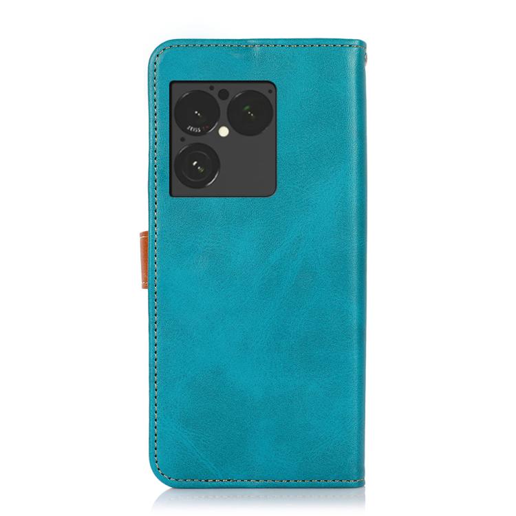 For Sony Xperia 1 VIII KHAZNEH Dual-color Cowhide Texture Flip Leather Phone Case