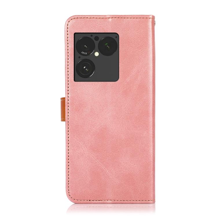 For Sony Xperia 1 VIII KHAZNEH Dual-color Cowhide Texture Flip Leather Phone Case
