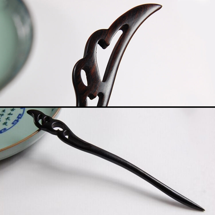 Classical Sandalwood Hairpin Hair Ornaments with Gift Box, Gift Box Random Color Delivery