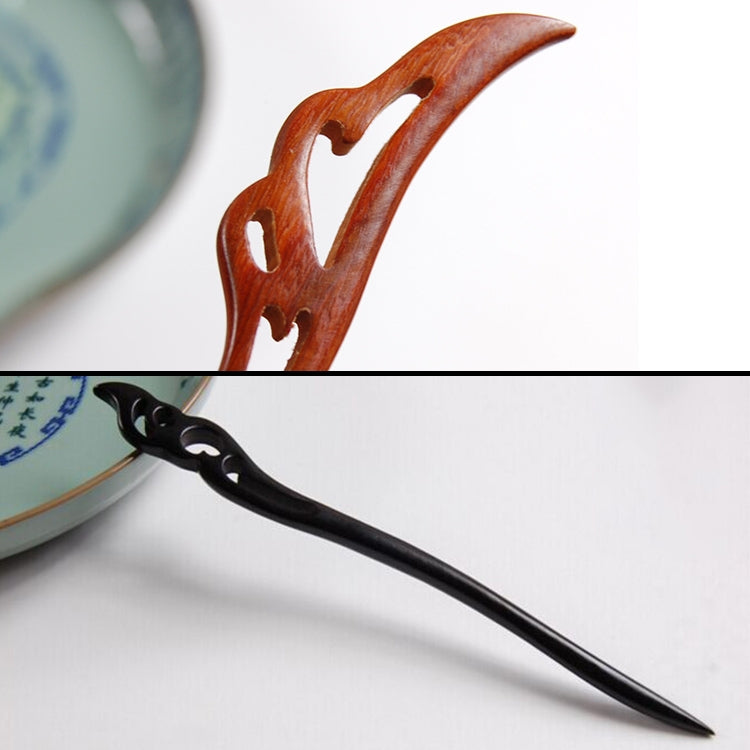 Classical Sandalwood Hairpin Hair Ornaments with Gift Box, Gift Box Random Color Delivery