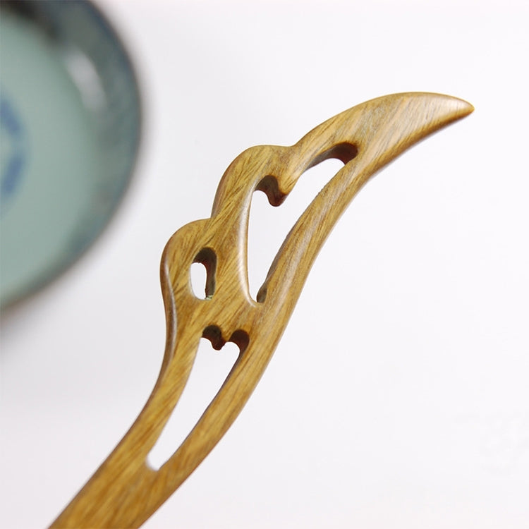 Classical Sandalwood Hairpin Hair Ornaments with Gift Box, Gift Box Random Color Delivery