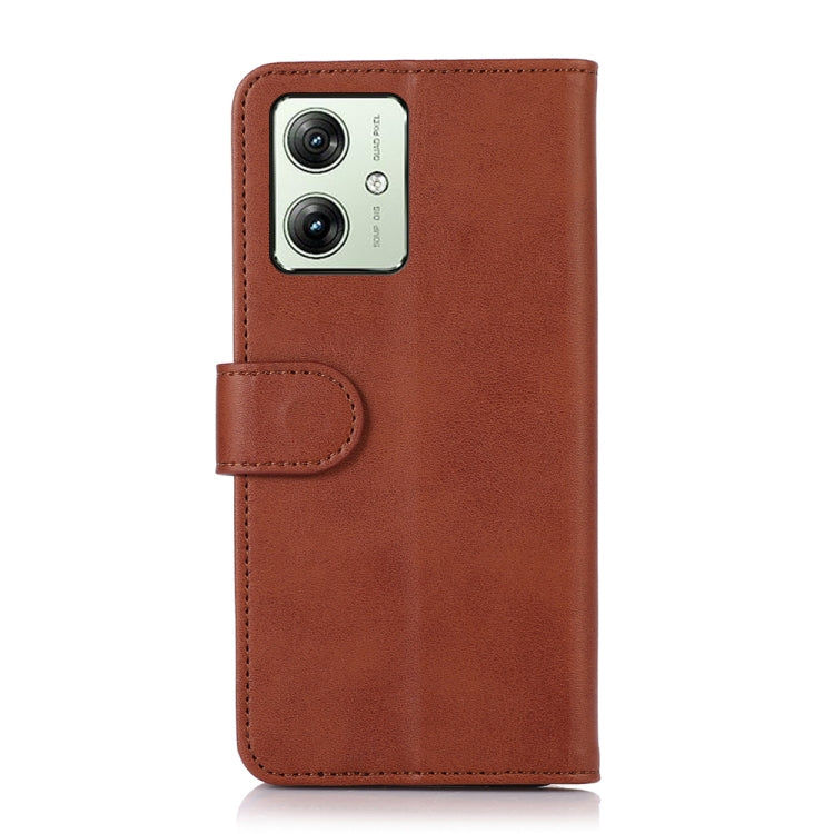 For Motorola Moto G54 India Cow Texture Leather Phone Case