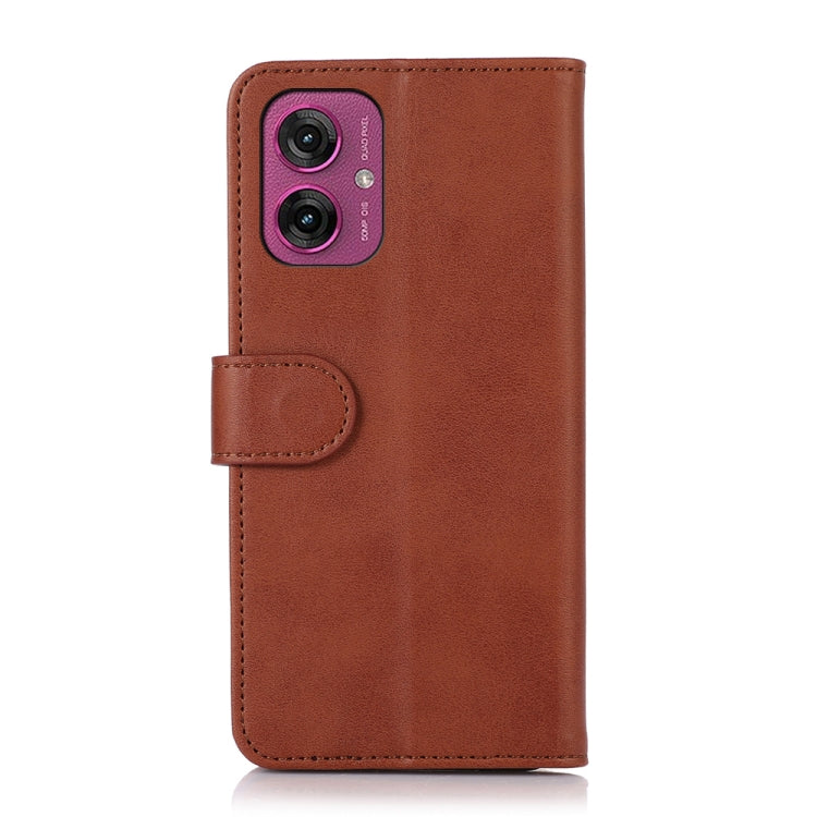 For Motorola Moto G55 5G Cow Texture Leather Phone Case
