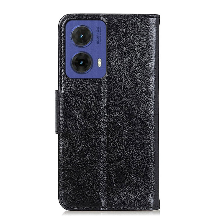 For Motorola Moto G85 Nappa Texture Flip Leather Phone Case
