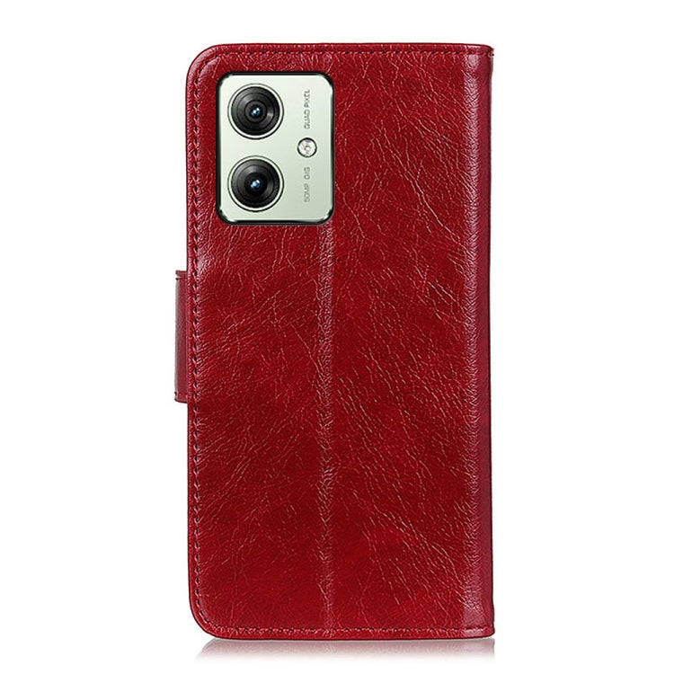 For Motorola Moto G64 5G Nappa Texture Flip Leather Phone Case