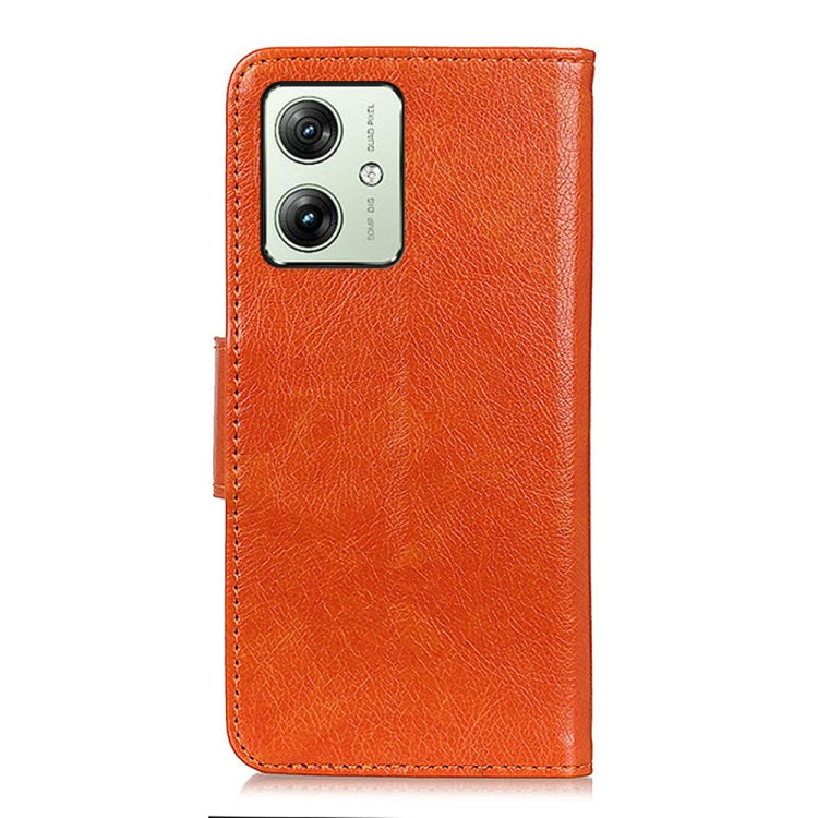 For Motorola Moto G54 India Nappa Texture Flip Leather Phone Case
