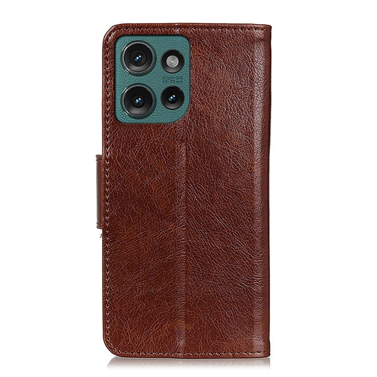 For Motorola Edge 50 5G Global Nappa Texture Flip Leather Phone Case