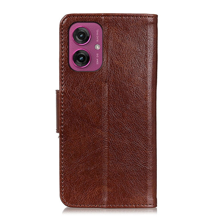 For Motorola Moto G55 5G Nappa Texture Flip Leather Phone Case