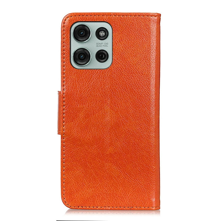 For Motorola Moto G75 5G Nappa Texture Flip Leather Phone Case