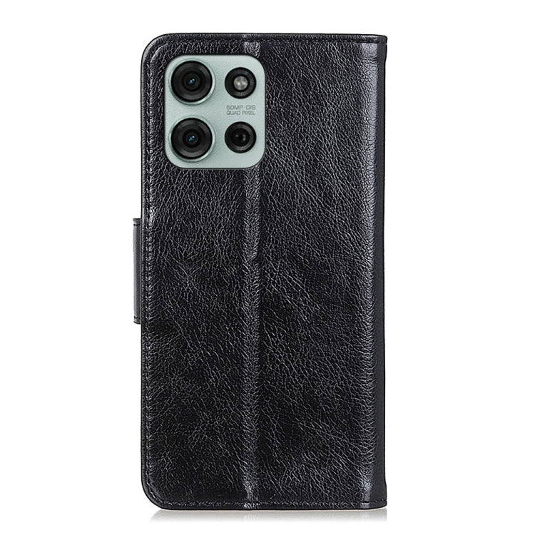 For Motorola Moto G75 5G Nappa Texture Flip Leather Phone Case