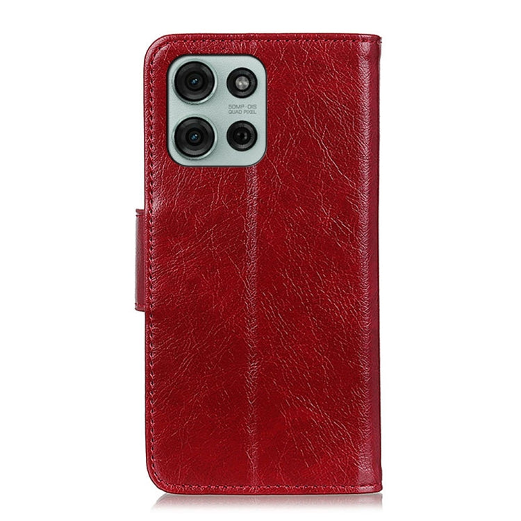 For Motorola Moto G75 5G Nappa Texture Flip Leather Phone Case
