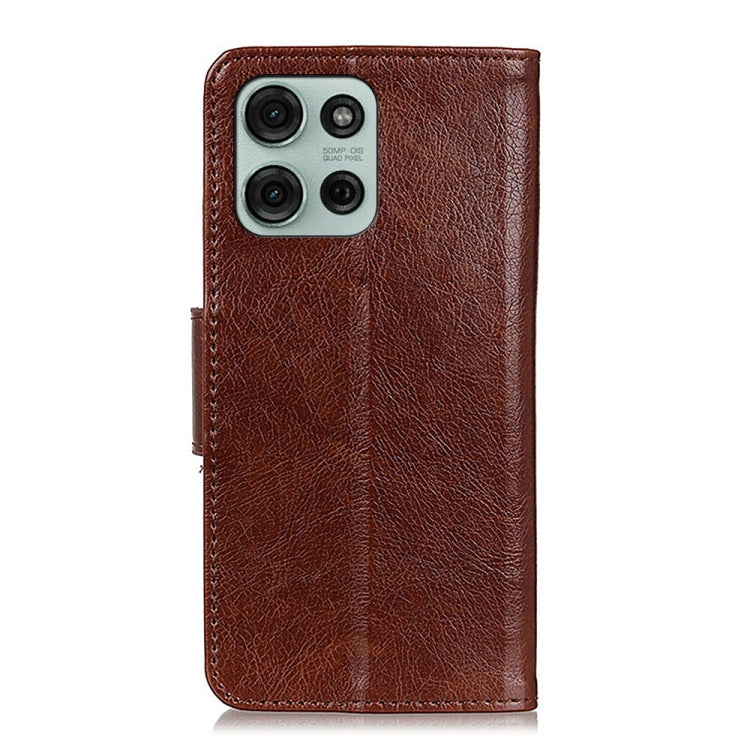 For Motorola Moto G75 5G Nappa Texture Flip Leather Phone Case