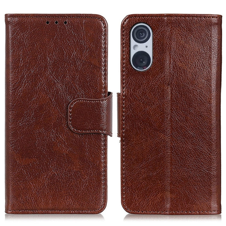 For Sony Xperia 5 V Nappa Texture Flip Leather Phone Case