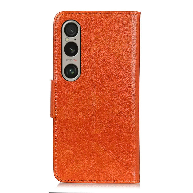 For Sony Xperia 1 IV Nappa Texture Flip Leather Phone Case