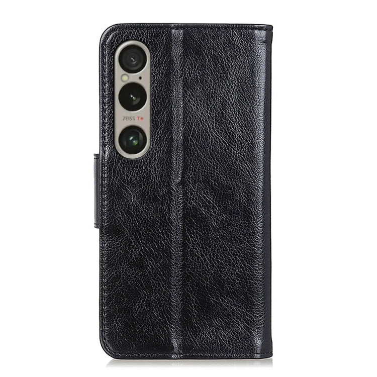 For Sony Xperia 1 IV Nappa Texture Flip Leather Phone Case