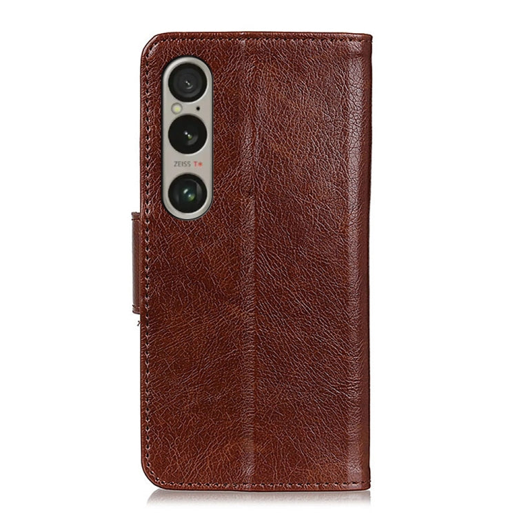 For Sony Xperia 1 IV Nappa Texture Flip Leather Phone Case