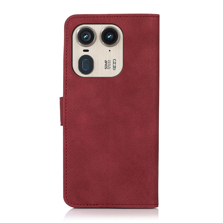 For Motorola Edge 50 Ultra KHAZNEH Matte Texture Leather Phone Case