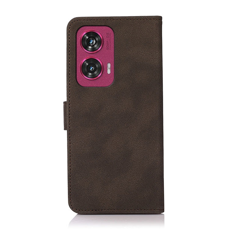 For Motorola Edge 50 Fusion KHAZNEH Matte Texture Leather Phone Case