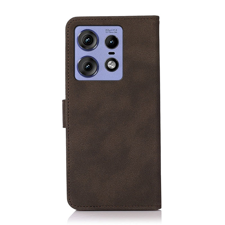 For Motorola Edge 50 Pro KHAZNEH Matte Texture Leather Phone Case