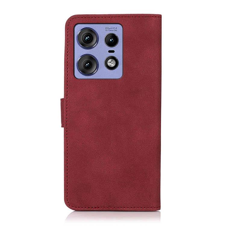 For Motorola Edge 50 Pro KHAZNEH Matte Texture Leather Phone Case