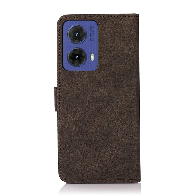 For Motorola Moto G85 KHAZNEH Matte Texture Leather Phone Case
