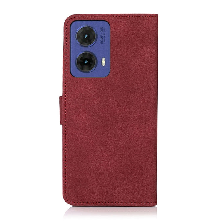 For Motorola Moto G85 KHAZNEH Matte Texture Leather Phone Case