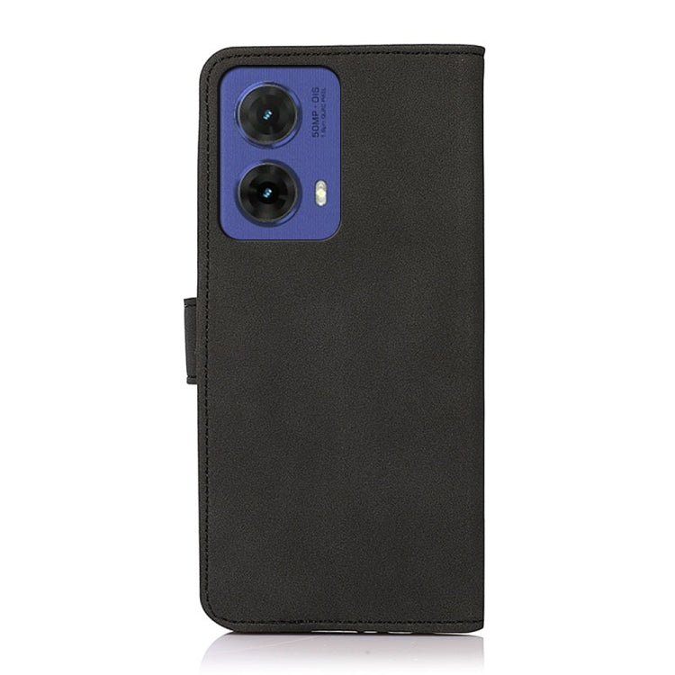 For Motorola Moto G85 KHAZNEH Matte Texture Leather Phone Case
