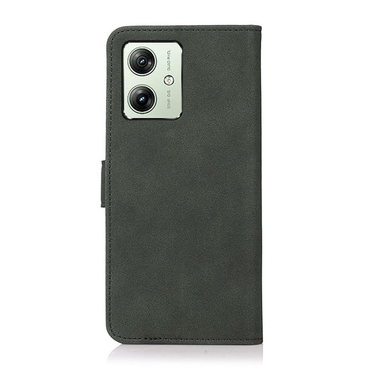 For Motorola Moto G54 India KHAZNEH Matte Texture Leather Phone Case