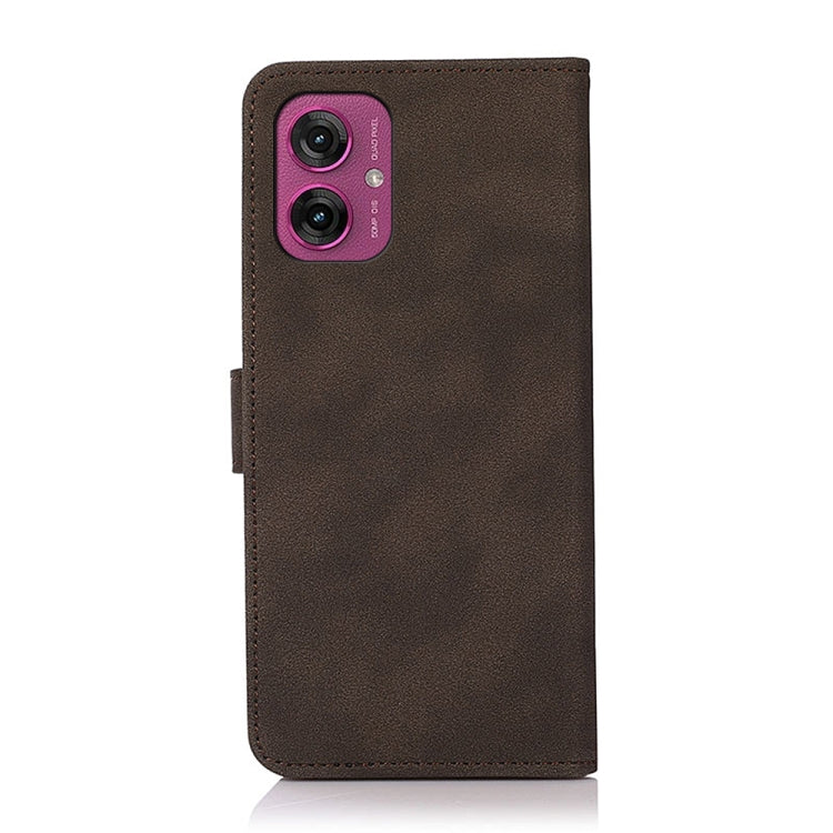 For Motorola Moto G55 5G KHAZNEH Matte Texture Leather Phone Case