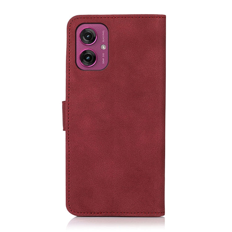 For Motorola Moto G55 5G KHAZNEH Matte Texture Leather Phone Case