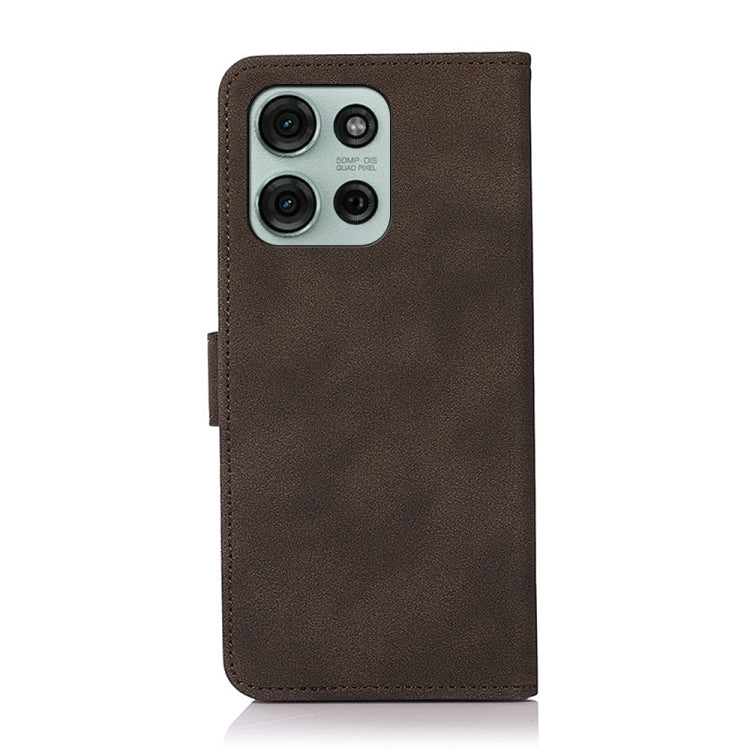 For Motorola Moto G75 5G KHAZNEH Matte Texture Leather Phone Case