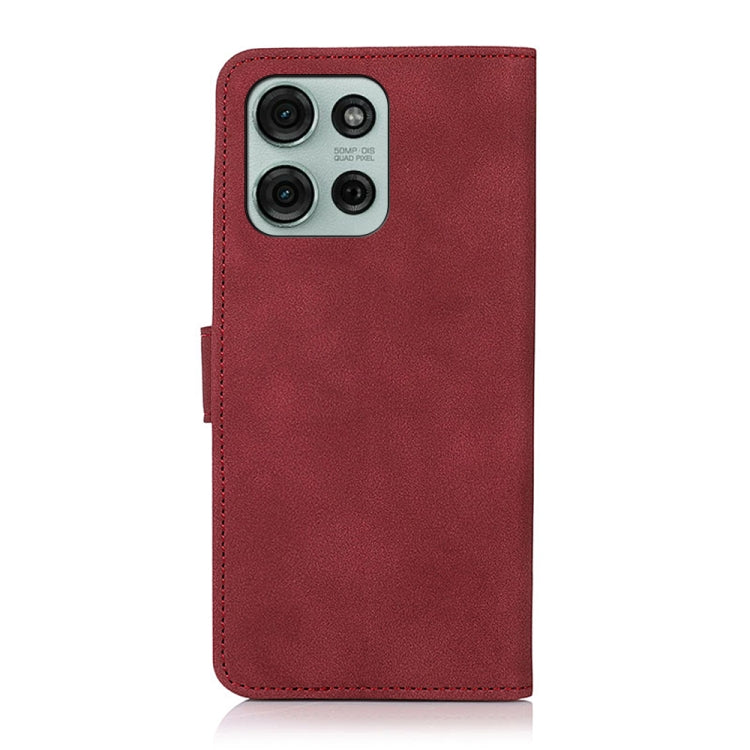 For Motorola Moto G75 5G KHAZNEH Matte Texture Leather Phone Case