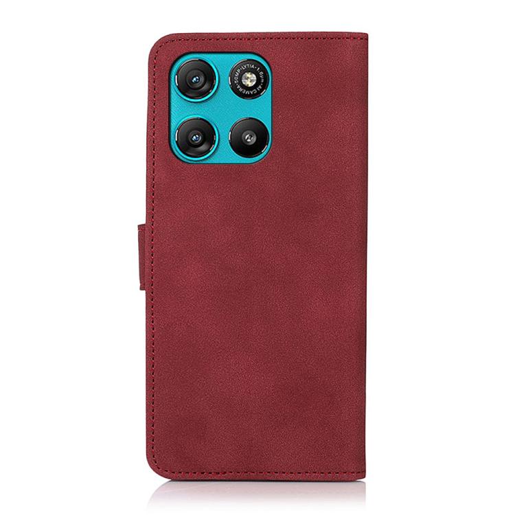 For Motorola Moto G57 Power/G67 Power KHAZNEH Matte Texture Leather Phone Case