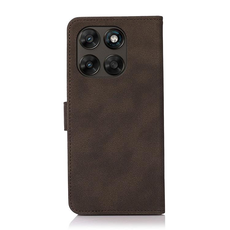 For Motorola Moto G77 5G / G67 5G KHAZNEH Matte Texture Leather Phone Case