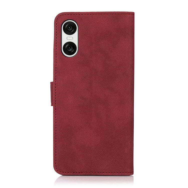 For Sony Xperia 10 VI KHAZNEH Matte Texture Leather Phone Case