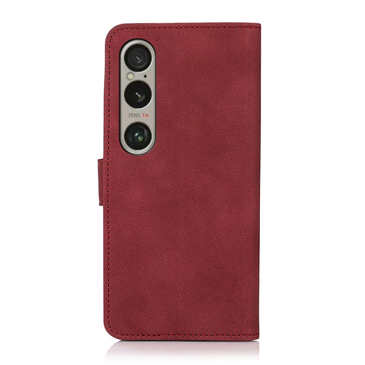 For Sony Xperia 1 IV KHAZNEH Matte Texture Leather Phone Case