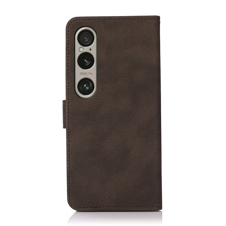For Sony Xperia 1 IV KHAZNEH Matte Texture Leather Phone Case