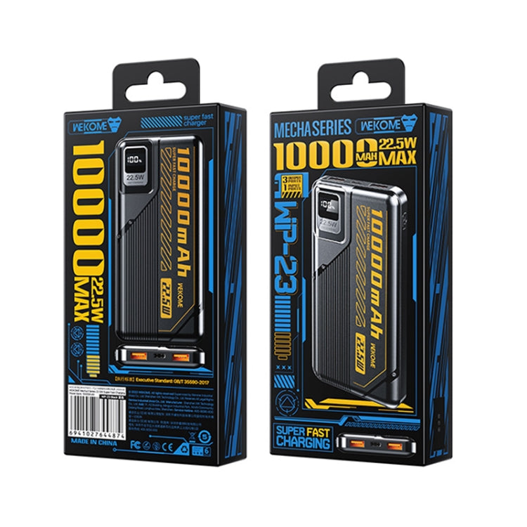 WK WP-23 Mecha II Series 10000mAh 22.5W Super Fast Charging Power Bank