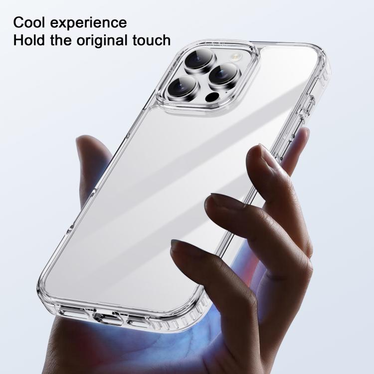 For iPhone 16 Pro Max iPAKY XJ Series Transparent PC+TPU Phone Case