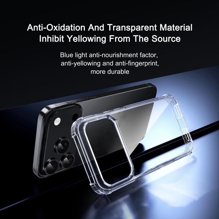For iPhone 17 Pro Max iPAKY XJ Series Transparent PC+TPU Phone Case