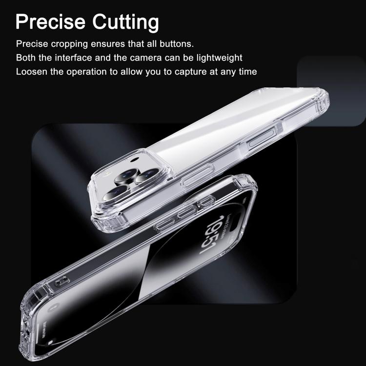 For iPhone 17 Pro iPAKY XJ Series Transparent PC+TPU Phone Case